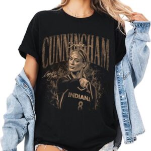 Vintage Sophie Cunningham Point Signature Basketball Shirt BWK