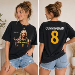 Vintage Sophie Cunningham Bootleg Shirt, Indiana Basketball Collage Tee BWK