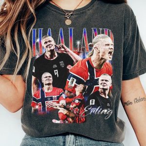 Erling Haaland Soccer World Vintage Shirt BWV