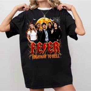 Fever Highway to Hell Graphic Tee | Halloween Rock Band Shirt BWK