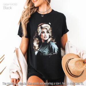 Dolly Parton Signature Vintage Graphic Shirt, Retro Country Music T Shirt, Dollywood Sweatshirt