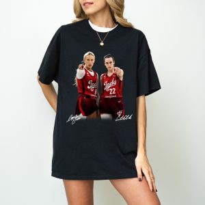 Sophie Cunningham & Caitlin Clark TShirt, Funny Basketball Graphic Tee BWK
