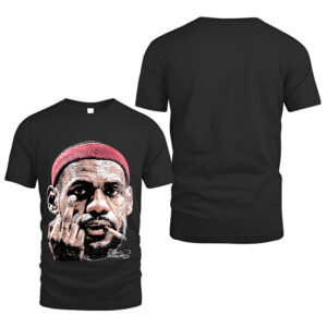 LeBron James Vintage Bootleg Graphic Tee, Sports Fan BWK