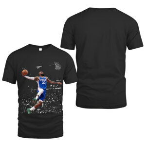 LeBron James Sixers Tee, Philadelphia Basketball Shirt, Sports Fan BWK